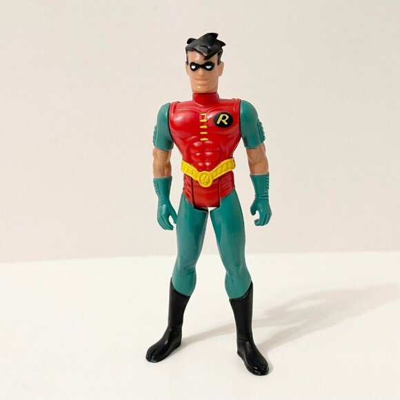 Vintage 1993 Kenner Batman The Animated Series Robin with Turbo Glider - Picture 8 of 15